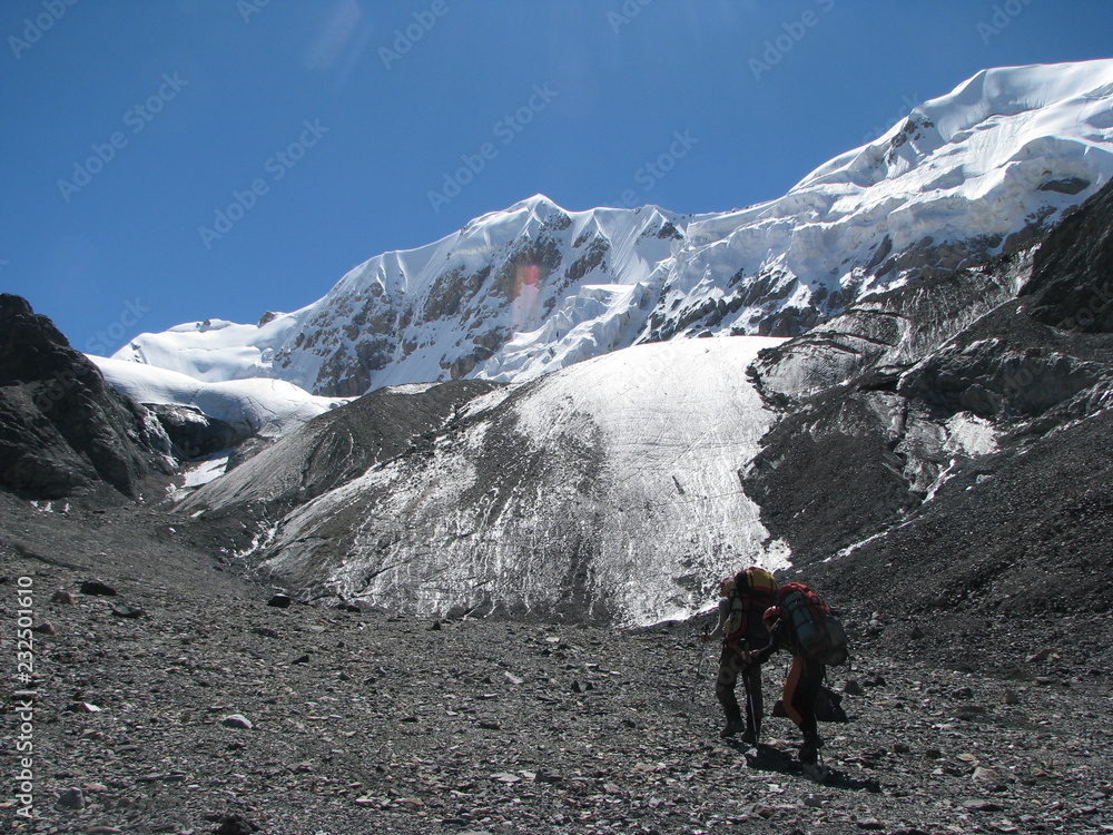 Fototapeta premium hiking in mountains