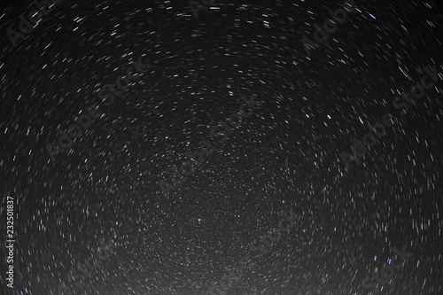 Beautiful star trails background