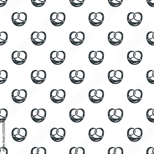 Pretzel pattern seamless repeat background for any web design