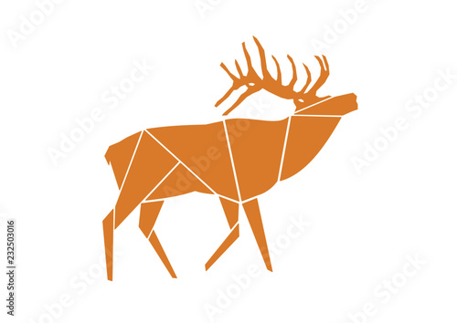 Rentier Reh Hirsch Weihnachten Karte