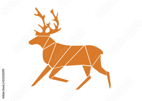 Rentier Reh Hirsch Weihnachten Karte