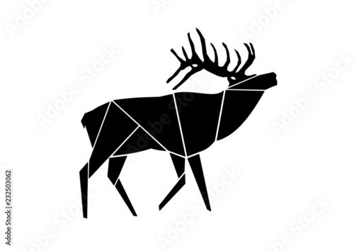 Rentier Reh Hirsch Weihnachten Karte