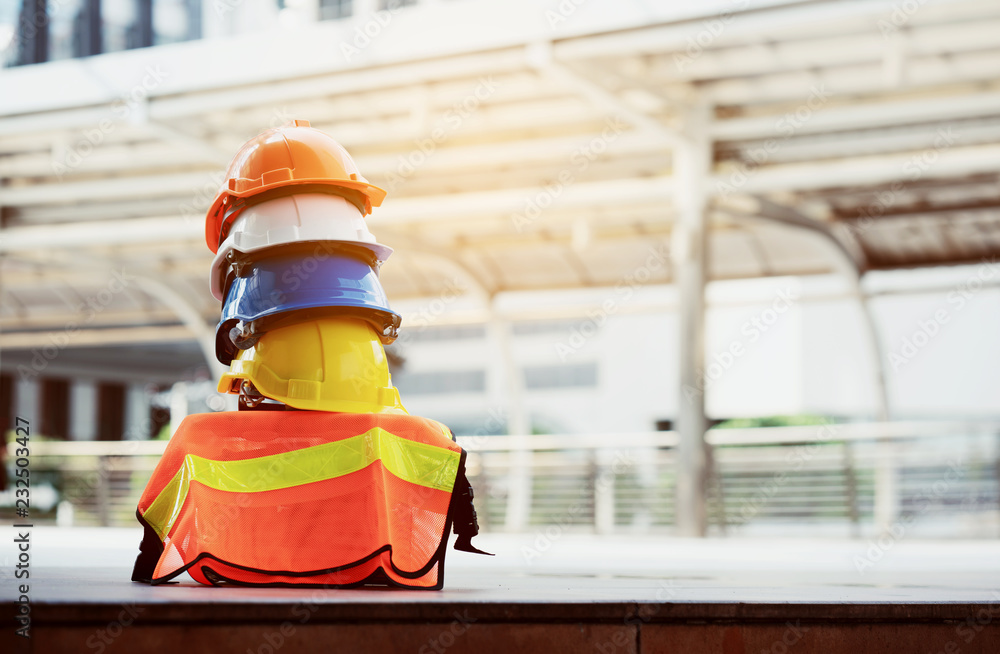 Teamwork of the construction team must have quality. Whether it is engineering, construction workers. And have a helmet to wear at work. For safety at work. copy space Teamwork of the construction team must have quality. Whether it is engineering, construction workers. And have a helmet to wear at work. For safety at work. copy space