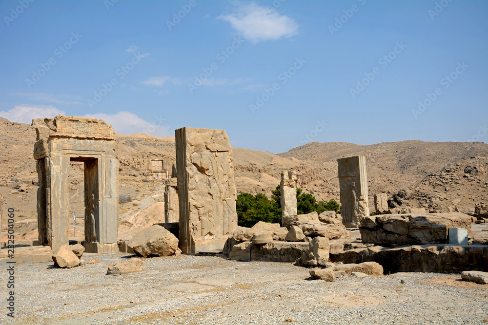 Ruinsof the ancient Persian capital city of Persepolis, Iran