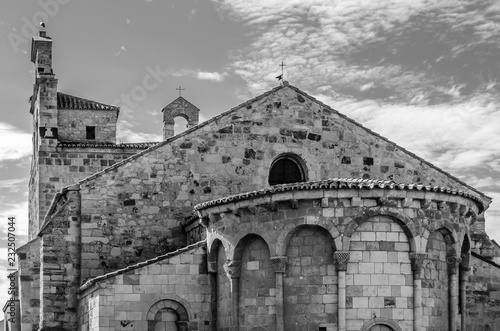 Old stone church in Zamora, Spain