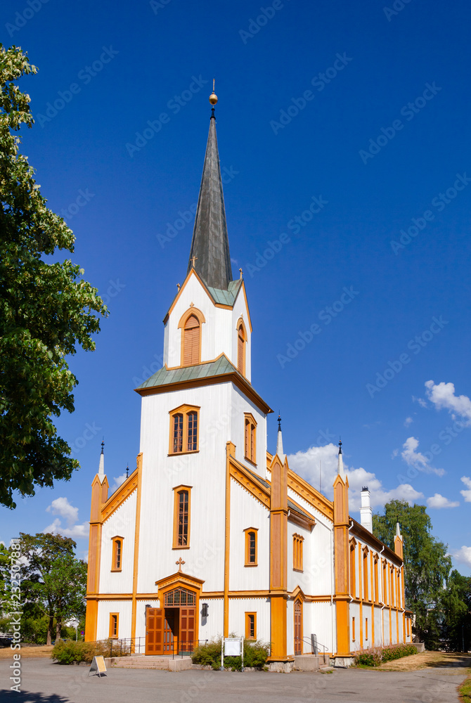 Obraz premium Gjovik Church Oppland Norway
