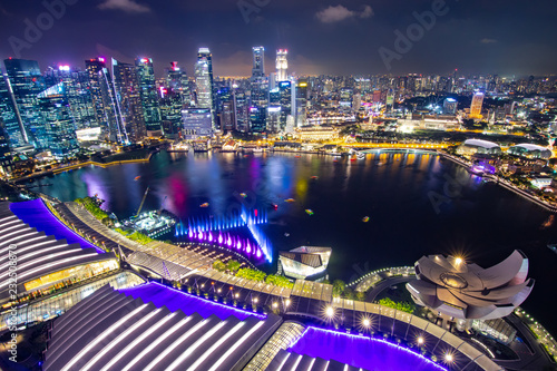 シンガポール　夜景