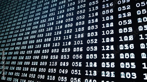 Binary code - Technology background loop
