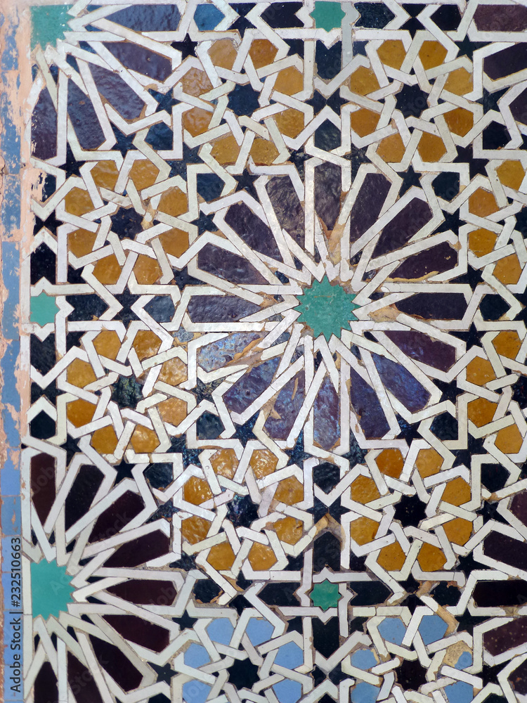 Islamic tiles, Morocco