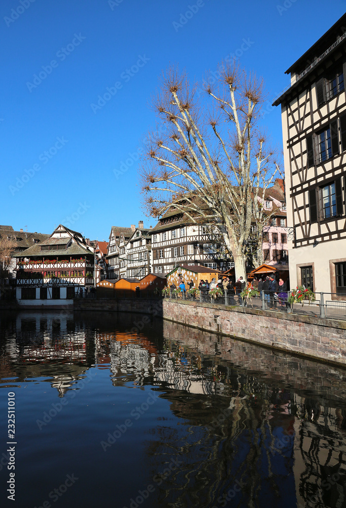 Picturesque old town Strasbourg - Alsace - France