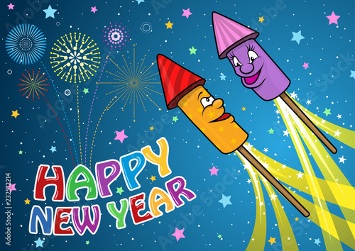 Happy New Year Background w...