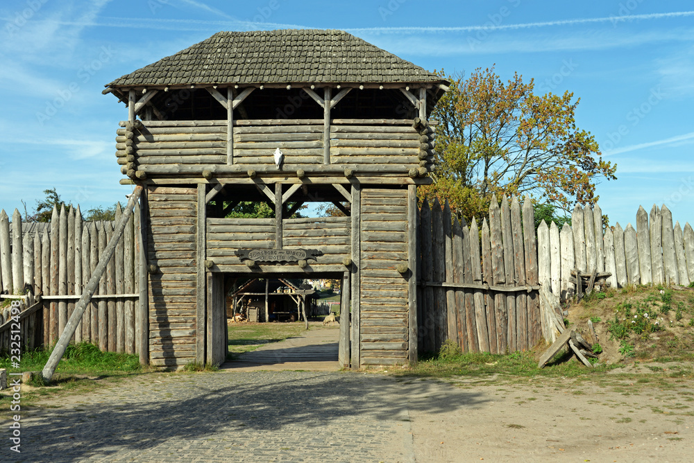 Eingang zum Slawen- und Wikingermuseum Wollin