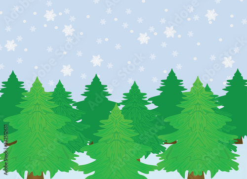 Winter background. vector illustration © marijaobradovic