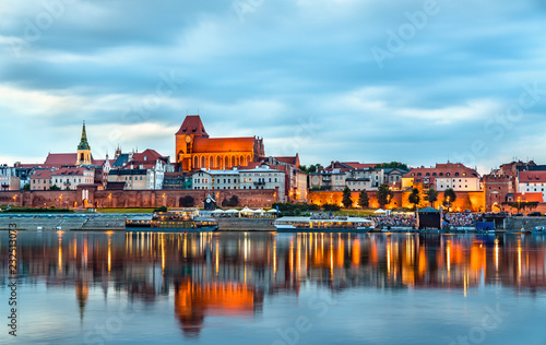 Skyline of Torun old town in Poland © Leonid Andronov