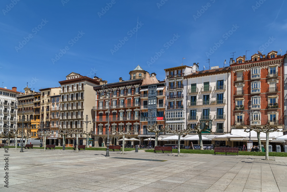 Castle Square, Pamplona, Spain