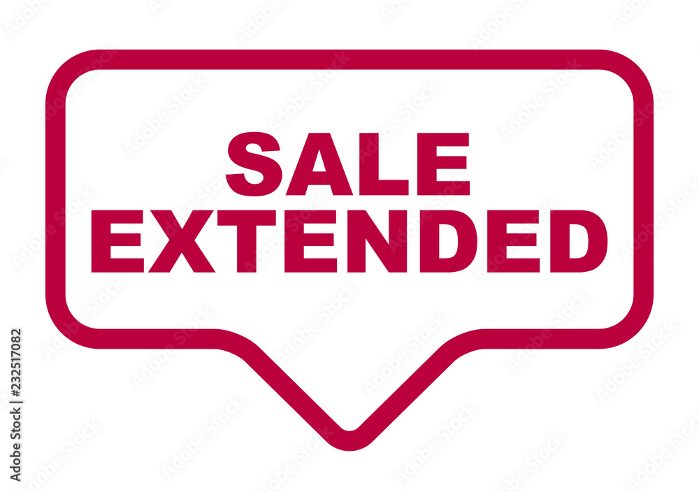 red vector banner sale extended red vector banner sale extended
