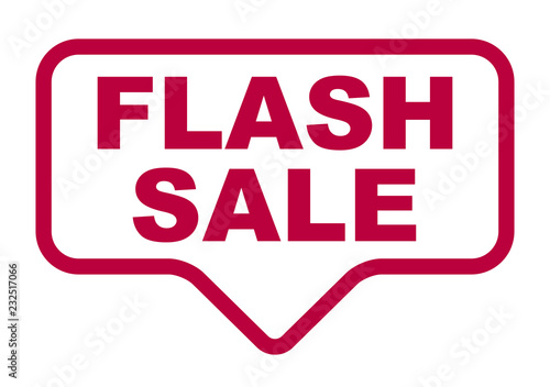 red vector banner flash sale