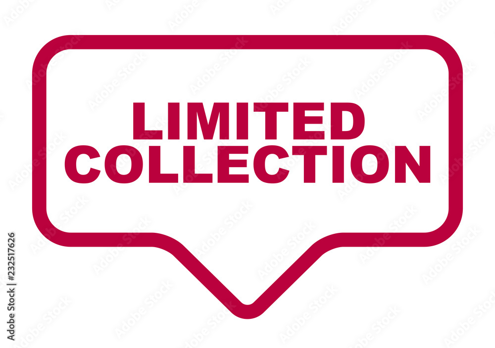 red vector banner limited colection red vector banner limited colection