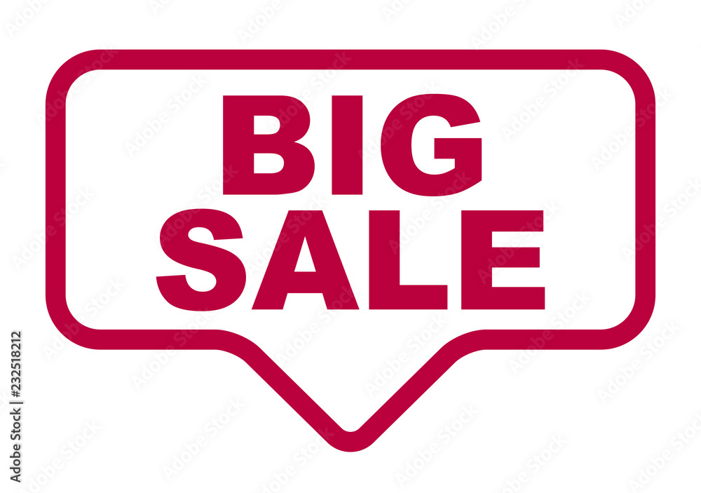 red vector banner big sale red vector banner big sale