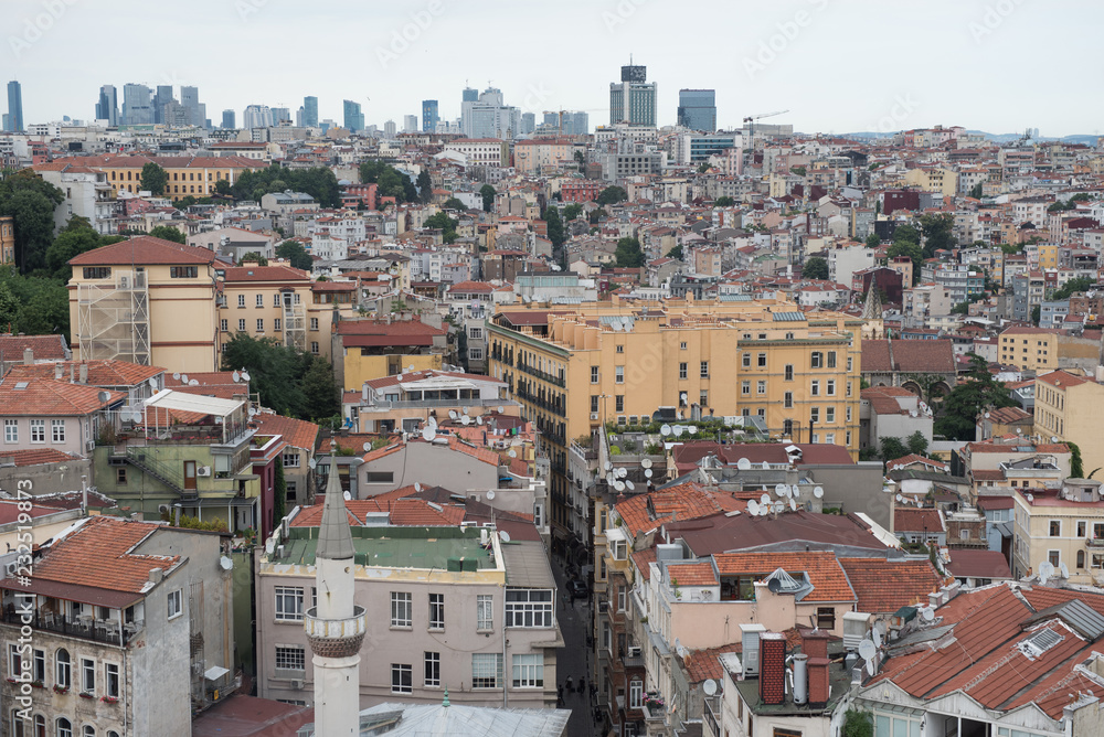 Roofs of Istanbul historic part