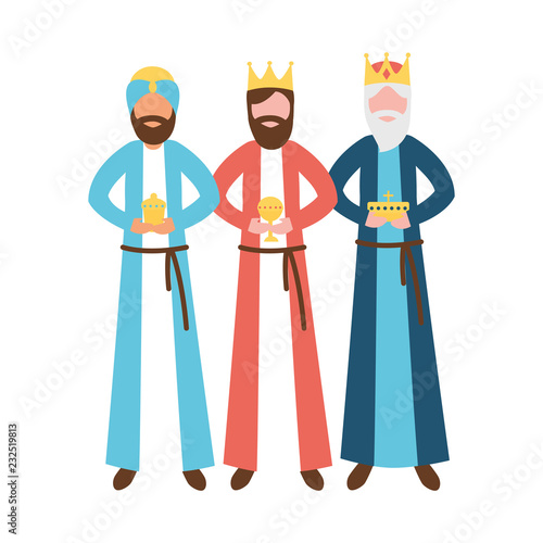 three wise men king with gift epiphany