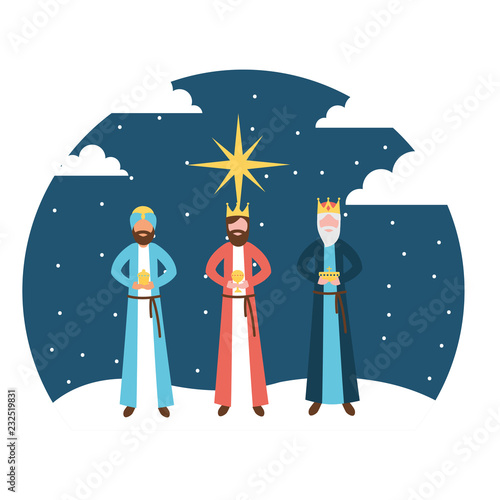 wise men king epiphany in the night