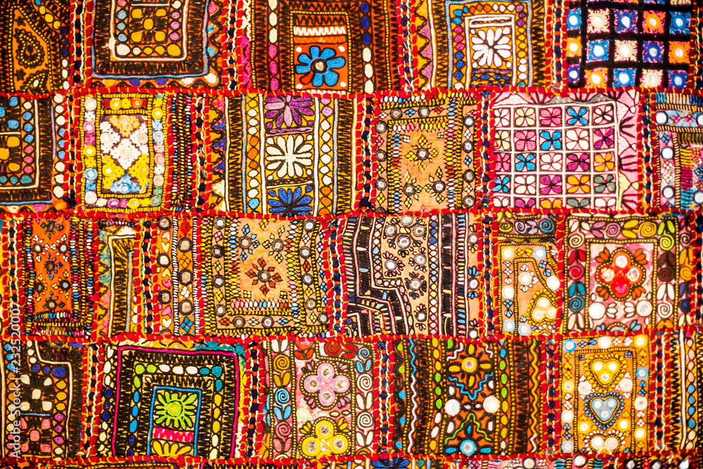Indian patchwork carpet Indian patchwork carpet