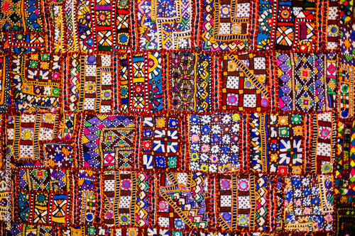 Indian patchwork carpet