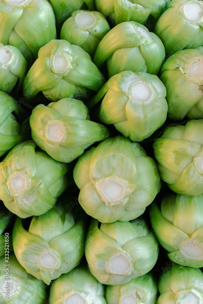 vegetable in traditional market in asia vegetable in traditional market in asia