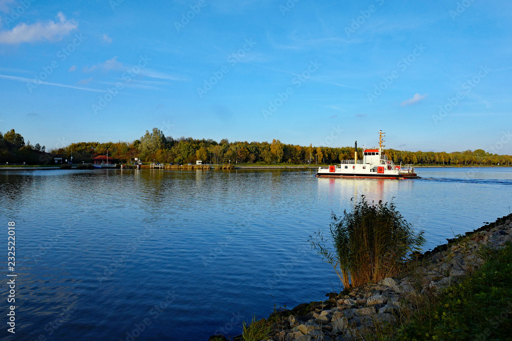 Nord-Ostsee-Kanal NOK Kanalfähre