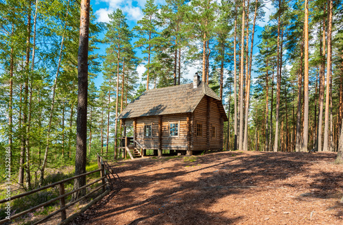 old wooden house in the forest © Urmas