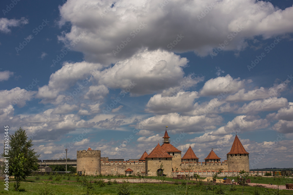 Fototapeta premium Bender fortress. An architectural monument of Eastern Europe. The Ottoman citadel. Moldova.