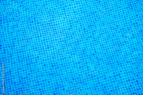 Swimming pool bottom background. Water surface