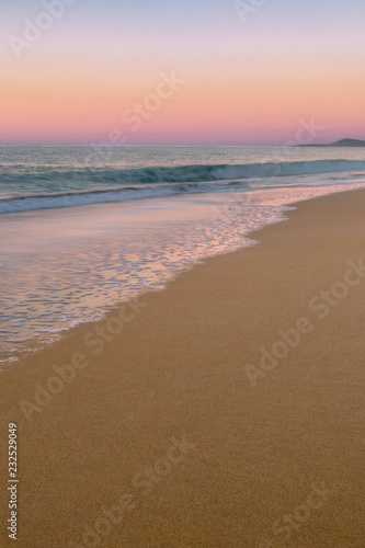 pastel colors at sunset