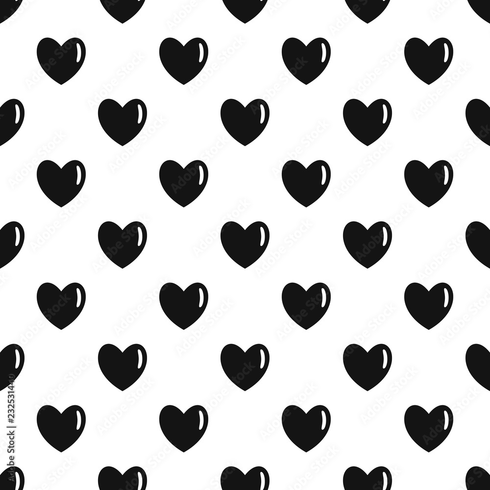 Warm human heart pattern seamless vector repeat geometric for any web design