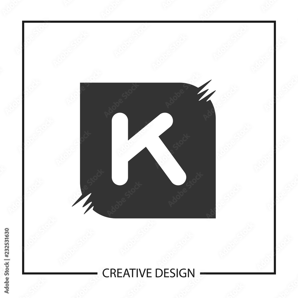 Initial Letter K Logo Template Vector Design Initial Letter K Logo Template Vector Design