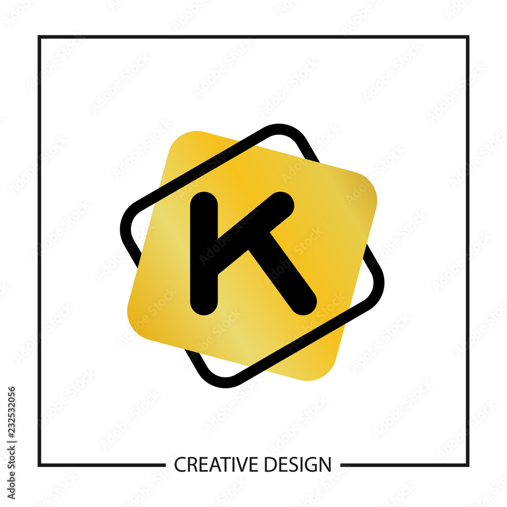 Initial Letter K Logo Template Vector Design Initial Letter K Logo Template Vector Design