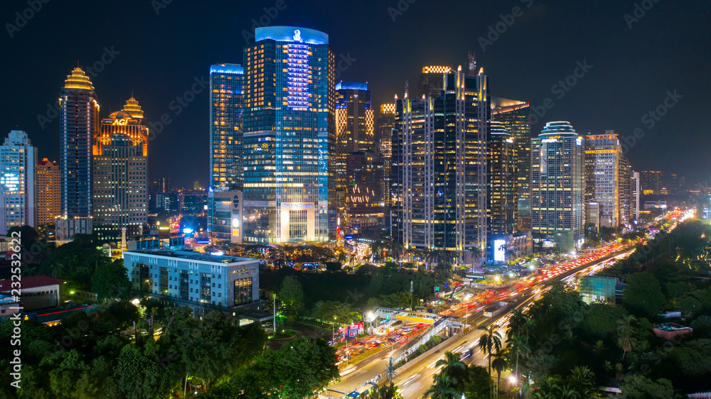 The Ritz-Carlton Hotel with others buildings