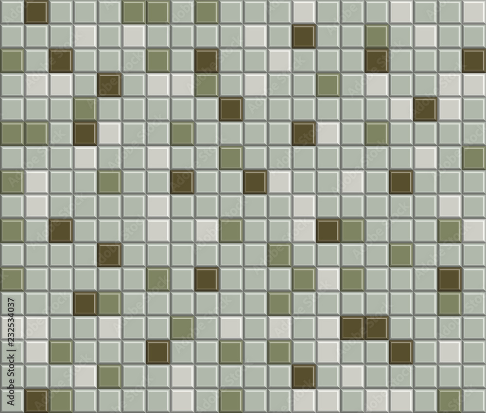 Orange Mosaic Tiled Wall Background Orange Mosaic Tiled Wall Background