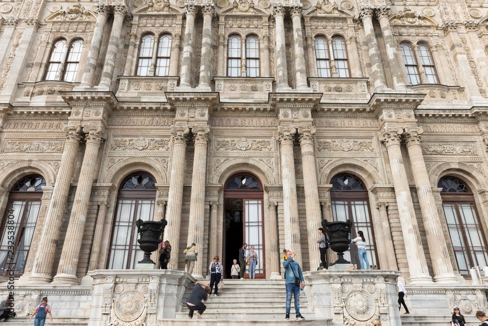 Dolmabahce palace exterior