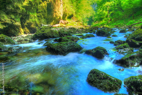 Creek Entering a Cave