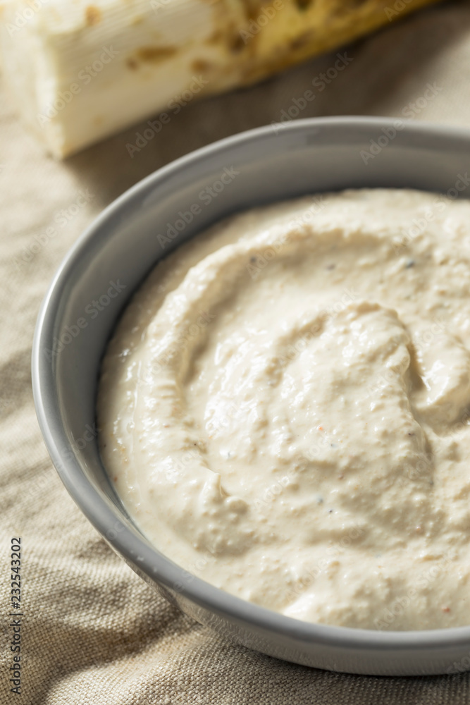 Spicy Homemade Horseradish Sauce