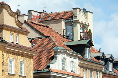 Warsaw Old Town Roofs
