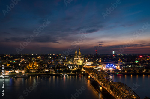 Cologne cathedral during sunset. © Marcel