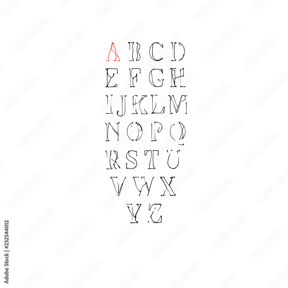 hand drawn font, alphabet, hedgehog in the fog hand drawn font, alphabet, hedgehog in the fog