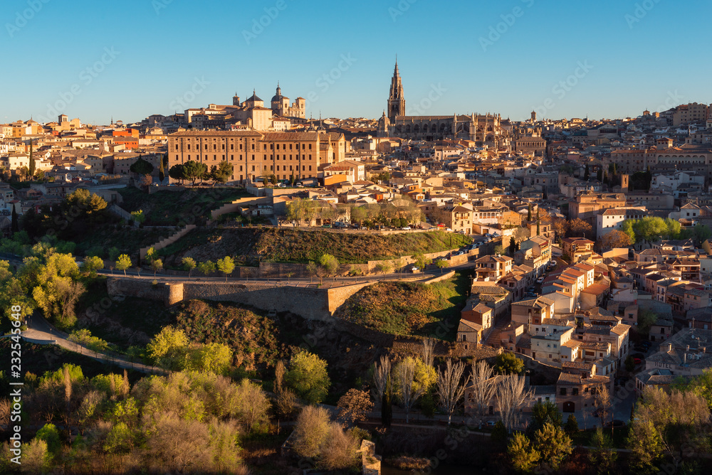 Panoramic view of Toledo, Spain