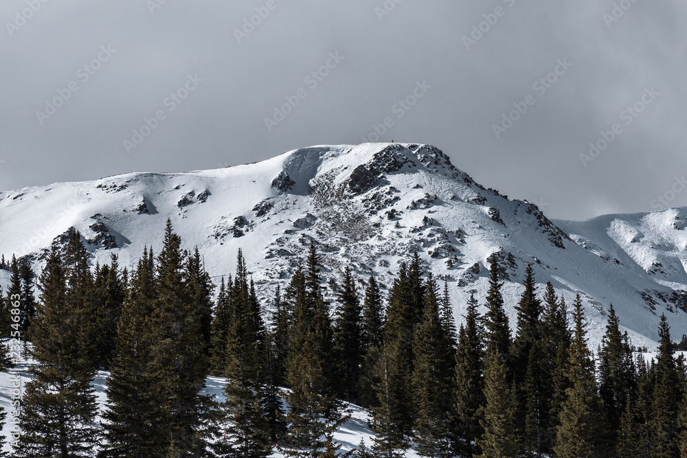 Dramatic winter storm over Peak 8, Rocky Mountains, Colorado Dramatic winter storm over Peak 8, Rocky Mountains, Colorado