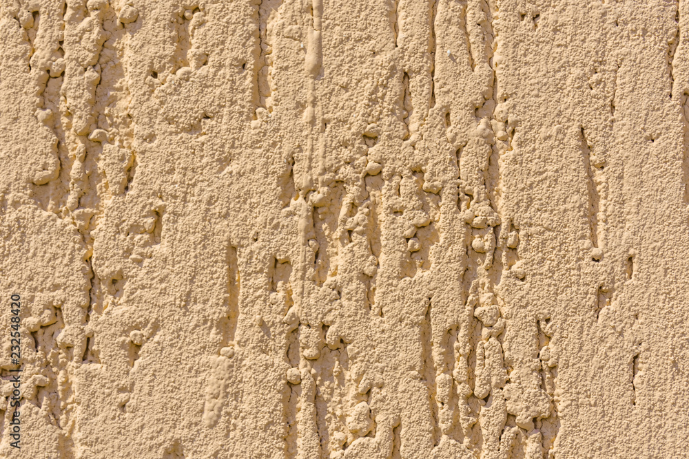 Texture of the decorative stucco bark beetle as a background Texture of the decorative stucco bark beetle as a background