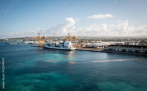 Tableau sur toile Port de Bridgetown (Barbade)
