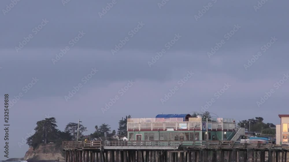 Capitola Wharf in Capitola by the Sea in Santa Cruz County, California, USA, 2018 Capitola Wharf in Capitola by the Sea in Santa Cruz County, California, USA, 2018